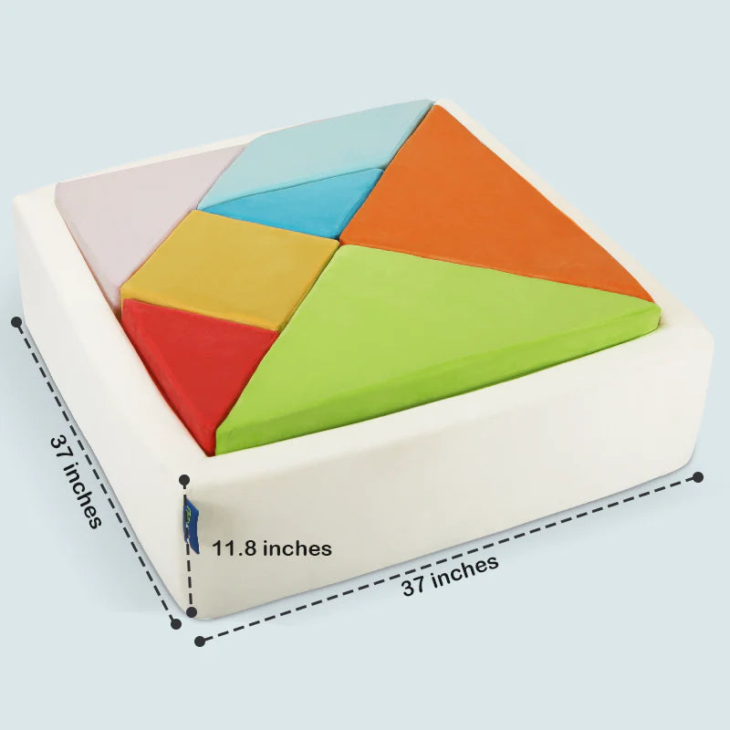 Tangram Puzzle Play Couch